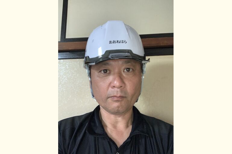 ヘルメット正面